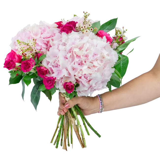 Bouquet with hydrangea